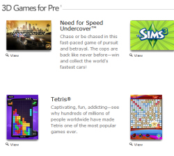 © www.palm.com Spiele im Palm App Store