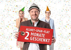 Allnet-Spar-Flat jetzt 2 Monate kostenlos