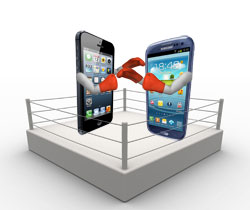 Apple iPhone und Samsung Galaxy S3 im Vergleich